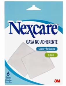 [1594070016279] NEXCARE GASA NO TEJIDA 10.0 X 10.0 CM X 6 UN