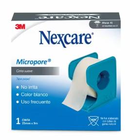 [1602520649343] NEXCARE MICROPORE CINTA ADH. PAPEL BLANCO 25 MM X 9,1 MT***