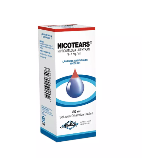 [900793] NICOTEARS GOTAS OFTALMICA X 20 ML (DEXTRAN/HIPROMELOSA)