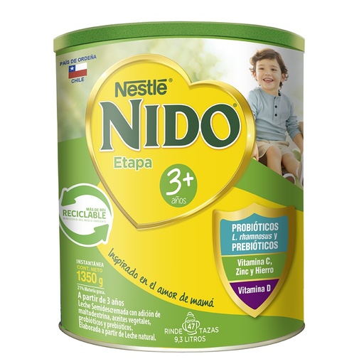 [902896] NIDO LECHE ETAPA +3 TARRO X 1350 GR (FORL)