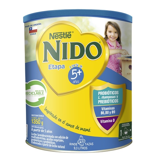 [902895] NIDO LECHE ETAPA +5 TARRO X 1350 GR (FORL)