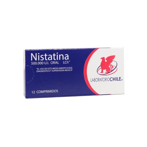 [900259] NISTATINA 500.000 UI ORAL LCH X 12 COMP (GENER)(PTM) ***
