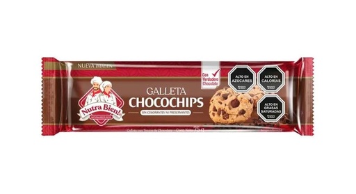 [7803525000769] NUTRA BIEN GALLETA CHOCOCHIP 6 UNID X 75 GR