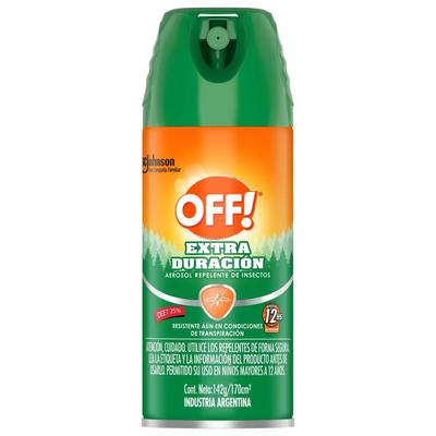 [7790520009500] OFF FAMILY SPRAY EXTRA DURACION REPELENTE X 170 ML (DEET 25%)