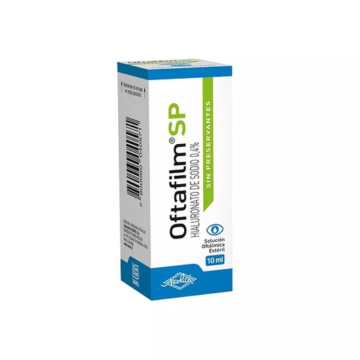 [904702] OFTAFILM SIN PRESERVANTES SP 0,4 % SOL OFTALMICA X 10 ML (HIALURONATO DE SODIO)