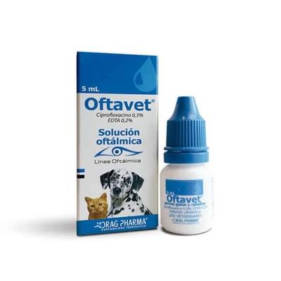[904548] OFTAVET SOL OFTALMICA X 5 ML (CIPROFLOXACINO/EDTA)(VET)