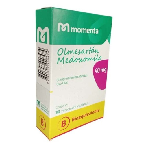 [7891317018474] OLMESARTAN MEDOXOMILO 40 MG EUROFARMA MOMENTA X 30 COMP (GENER)