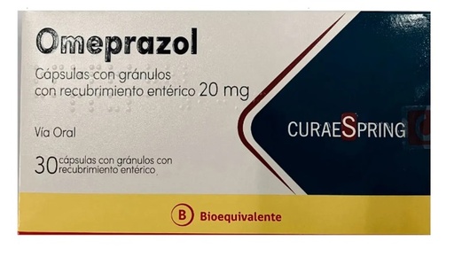 [7804673040232] OMEPRAZOL 20 MG CURAESPRING X 30 CAPS (PTM) (GENER)