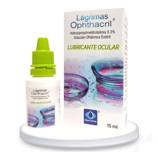 [1614007325950] OPHTHA OPHTHACRIL 0,3% SOL. OFT X 15 ML (HIDROXIPROPILMETILCELULOSA )