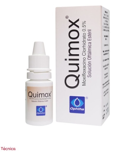 [1614365544382] OPHTHA QUIMOX 0,5% SOL. OFT X 5 ML (MOXIFLOXACINO)