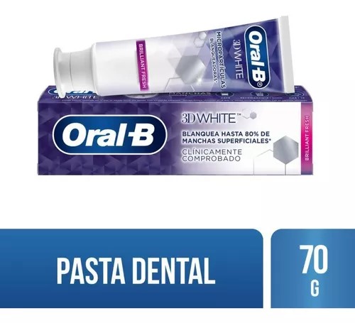 [1574279757066] ORAL B PASTA 3DWHITE BRILLIANT FRESH X 70 GR***