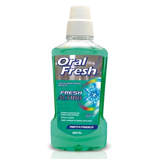 [902575] ORALFRESH ENJUAGUE MENTA FRESCA X 250 ML