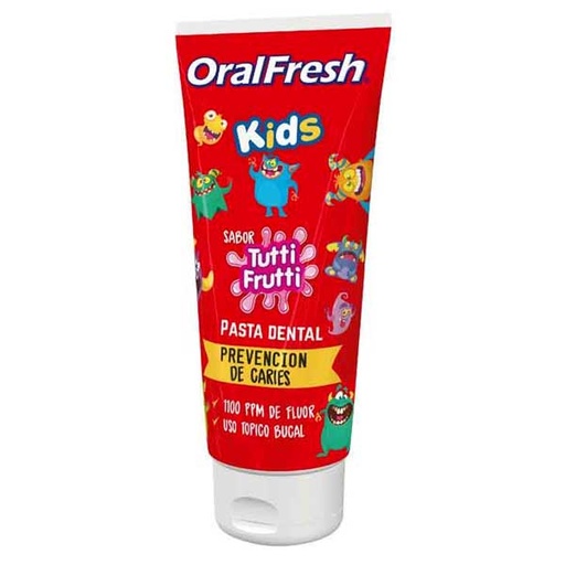 [902741] ORALFRESH PASTA DENTAL KIDS TUTTI FRUTTI X 75 GR***