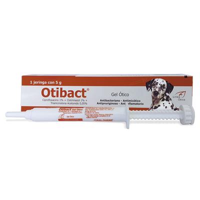 [1588258833621] OTIBACT GEL OTICO JER.X 5 GR (CIPROFLOXACINO/CLOTRIMAZOL/TRIAMCINOLONA) (VET)