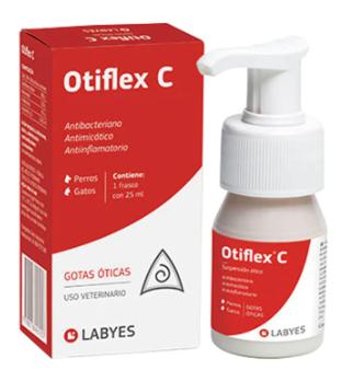 [904273] OTIFLEX C X 25 ML (CIPROFLOXACINO/KETOCONAZOL/PREDNISOLONA) (VET) ***