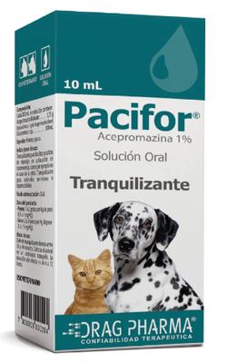 [900823] PACIFOR GOTAS 1 % X 10 ML (ACEPROMAZINA)(VET)