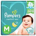 [1592597923567] PAMPERS PAÑAL CONFORT SEC M X 20 UNID