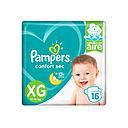 [904444] PAMPERS PAÑAL CONFORT SEC XG X 16 UNID