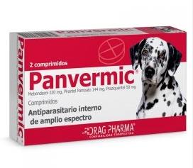 [900812] PANVERMIC X 2 COMP (MEBENDAZOL/PIRANTEL/PRAZIQUANTEL)(VET)