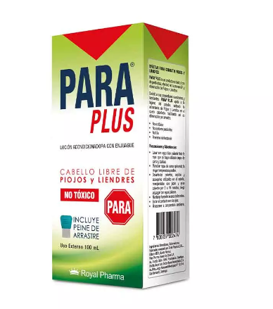 [904222] PARA LOCION C/PEINE PEDICULICIDA X 100 ML (DIMETICONA)