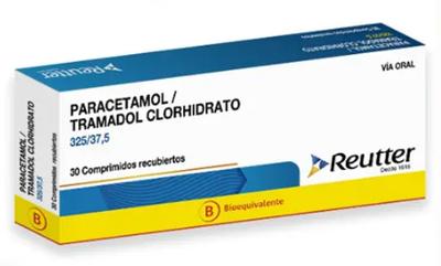 [7806130011267] PARACETAMOL 325 MG/TRAMADOL 37,5 MG REUTTER X 30 COMP (GENER)