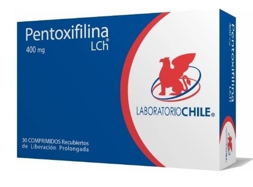 [900536] PENTOXIFILINA 400 MG LCH X 30 COMP (GENER)***