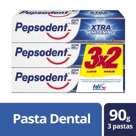 [901713] PEPSODENT PASTA XTRA WHITENING X 90 GR X 3 UNID