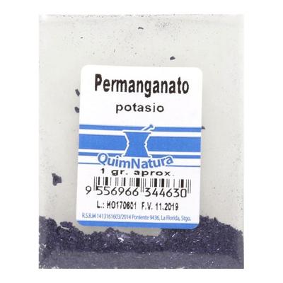 [903453] PERMANGANATO POTASIO QUIMNATURA/ÑUÑOA/KARUN X 1 GR (OFIC)