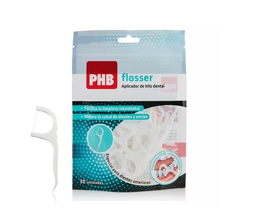 [1608590096243] PHB FLOSSER APLICADOR HILO DENTAL X 30 UNID