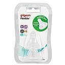 [4902508019361] PIGEON CHUPETE BOCA STANDAR FLEXIBLE PERISTALTICO "M" X 2 UNID
