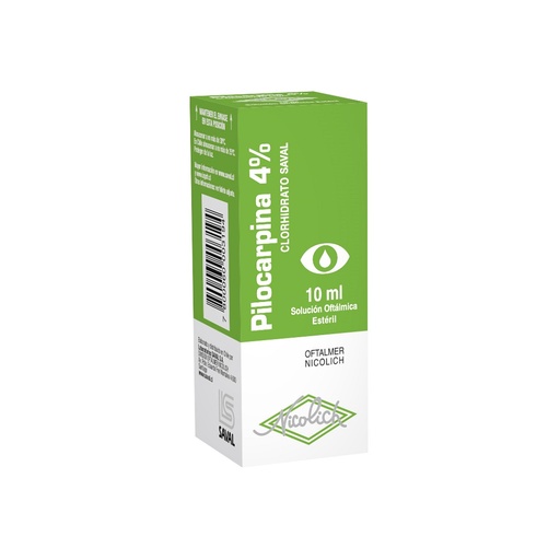 [900289] PILOCARPINA 4% SOL OFT SAVAL X 10 ML (GENER) (PTM)