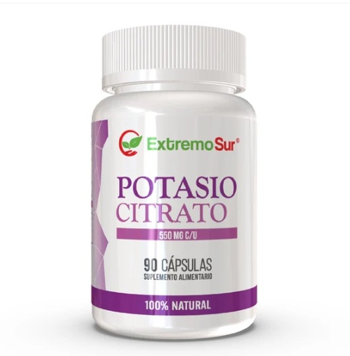 [7804651160327] POTASIO CITRATO 550 MG X 90 COMP EXTREMO SUR