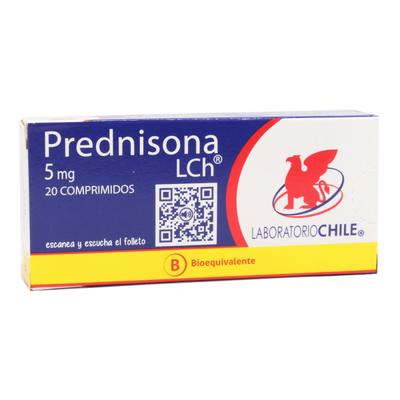 [900296] PREDNISONA  5 MG LCH X 20 COMP (GENER) (PTM)