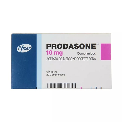 [3000940449676] PRODASONE 10 MG X 20 COMP (MEDROXIPROGESTERONA)