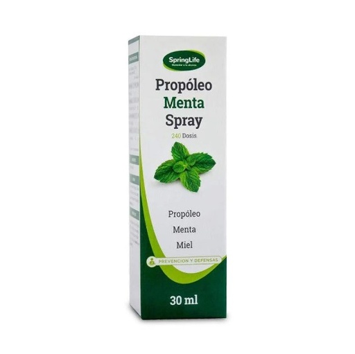 [900299] PROPOLEO SPRAY MENTA  X 30 ML SPRINGLIFE