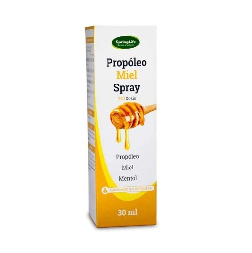 [900651] PROPOLEO SPRAY MIEL X 30 ML SPRINGLIFE