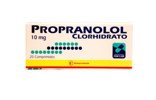 [902091] PROPRANOLOL 10 MG MINTLAB X 20 COMP (GENER) (PTM)