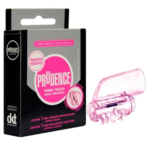 [7898079008040] PRUDENCE DEDO VIBRATORIO PINK  +BATERIA 