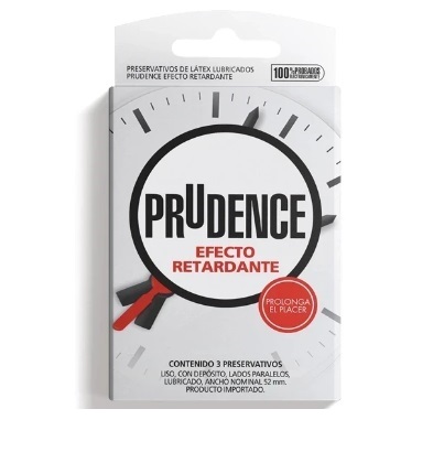 [1602018474808] PRUDENCE PRESERVATIVO RETARDANTE X  3 UNID