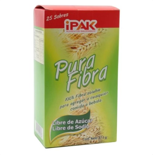 [7803504000896] PURA FIBRA CON PREBIOTICO EN POLVO X 25 SOBRES