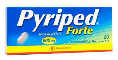 [905299] PYRIPED FORTE 600 MG X 20 COMP REC (IBUPROFENO) (PTM)***