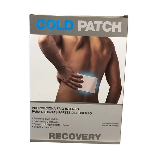 [1577476150794] RECOVERY COLD PATCH X 5 UNIDADES (PARCHE FRIO INSTANTANEO 8 HORAS)