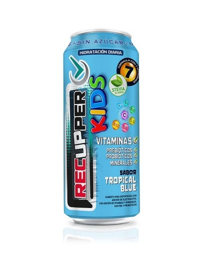 [9990086] RECUPPER KIDS BEBIDA HIDRATANTE TROPICAL BLUE X 473 ML