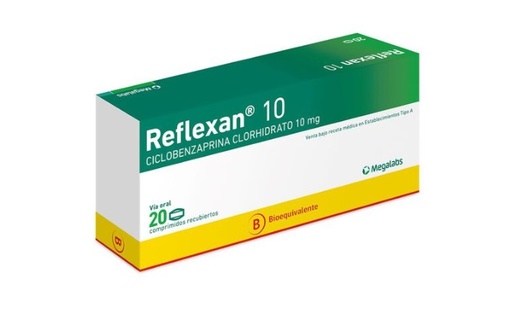 [901323] REFLEXAN 10 MG X 20 COMP (CICLOBENZAPRINA)(PTM)