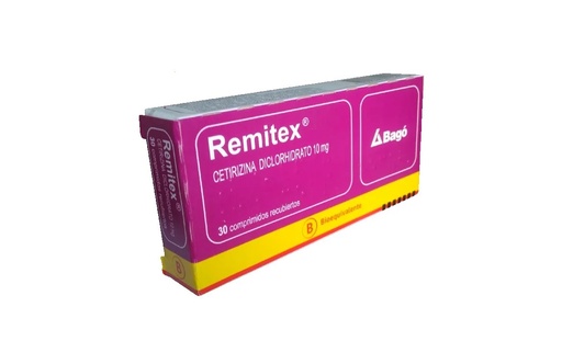[901482] REMITEX 10 MG X 30 COMP (CETIRIZINA)