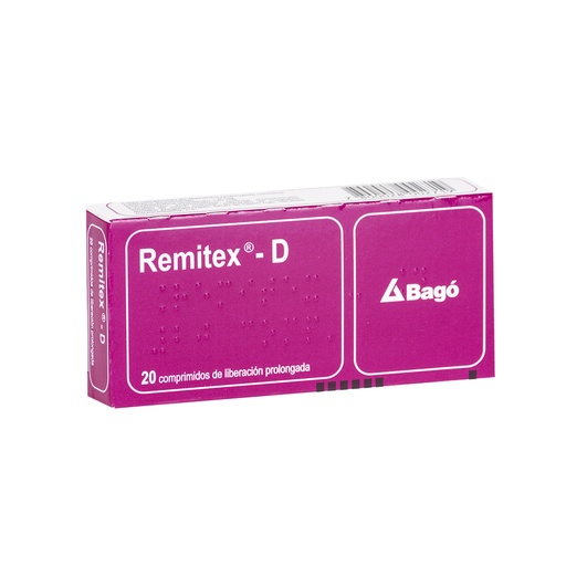 [901559] REMITEX D LP X 20 COMP (CETIRIZINA/PSEUDOEFEDRINA)