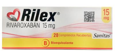 [7800038000804] RILEX 15 MG X 28 COMPRIMIDOS (RIVAROXABAN)