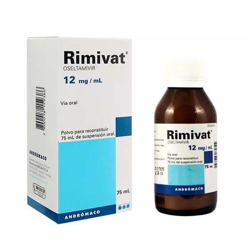 [7800018159386] RIMIVAT JARABE 12 MG/ML X 75 ML (OSELTAMIVIR)***
