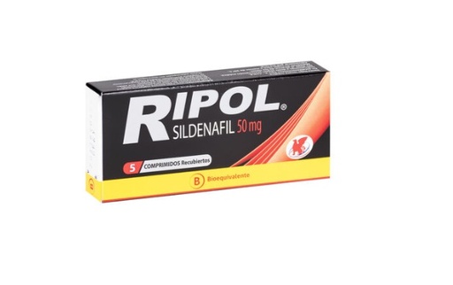 [7800007616036] RIPOL  50 MG X 5 COMP (SILDENAFIL)