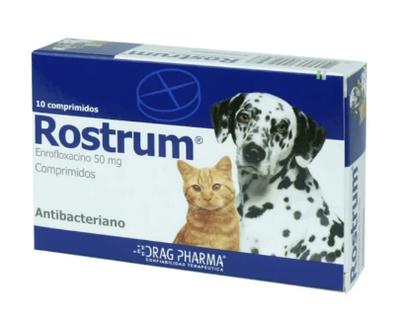 [900994] ROSTRUM  50 MG X 10 COMP (ENROFLOXACINO) (VET)
